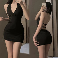 Elenvé Noir Wrap Dress